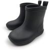 imageAmoji Baby Kids Easy On Rain Shoes Boots for Toddler Little KidBlack