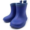 imageAmoji Baby Kids Easy On Rain Shoes Boots for Toddler Little KidBlue