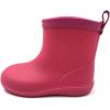 imageAmoji Baby Kids Easy On Rain Shoes Boots for Toddler Little KidRose