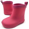 imageAmoji Baby Kids Easy On Rain Shoes Boots for Toddler Little KidRose