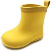 imageAmoji Baby Kids Easy On Rain Shoes Boots for Toddler Little KidYellow