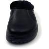 imageAmoji Fur Lined Clogs Fleece Garden Slippers House Home Winter Clogs ShoesBlack