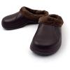 imageAmoji Fur Lined Clogs Fleece Garden Slippers House Home Winter Clogs ShoesBrown