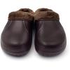 imageAmoji Fur Lined Clogs Fleece Garden Slippers House Home Winter Clogs ShoesBrown