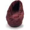imageAmoji Fur Lined Clogs Fleece Garden Slippers House Home Winter Clogs ShoesBurgundy