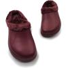 imageAmoji Fur Lined Clogs Fleece Garden Slippers House Home Winter Clogs ShoesBurgundy