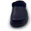 imageAmoji Fur Lined Clogs Fleece Garden Slippers House Home Winter Clogs ShoesNavy