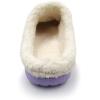 imageAmoji Fur Lined Clogs Fleece Garden Slippers House Home Winter Clogs ShoesPurple