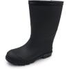 imageAmoji Kids Rain shoes Easy On Rubber Rain Boots Little KidBig KidBlack