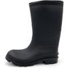 imageAmoji Kids Rain shoes Easy On Rubber Rain Boots Little KidBig KidBlack