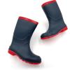 imageAmoji Kids Rain shoes Easy On Rubber Rain Boots Little KidBig KidYx16 Navy