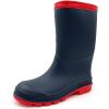 imageAmoji Kids Rain shoes Easy On Rubber Rain Boots Little KidBig KidYx16 Navy