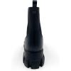 imageAmoji Unisex Ankle Chelsea Rain Platform Rubber Waterproof Boots 917Black
