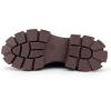 imageAmoji Unisex Ankle Chelsea Rain Platform Rubber Waterproof Boots 917Brown