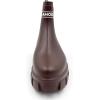 imageAmoji Unisex Ankle Chelsea Rain Platform Rubber Waterproof Boots 917Brown