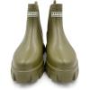 imageAmoji Unisex Ankle Chelsea Rain Platform Rubber Waterproof Boots 917Olive
