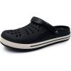 imageAmoji Unisex Garden Clog Yard Shower Shoes CL1820BlackWhite