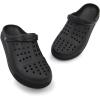 imageAmoji Unisex Garden Clog Yard Shower Shoes CL1820Blackblack