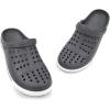 imageAmoji Unisex Garden Clog Yard Shower Shoes CL1820Greywhite