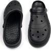 imageAmoji Unisex Garden Clogs Gardening Slip On Shoes CL212Blackblack