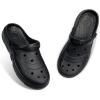 imageAmoji Unisex Garden Clogs Gardening Slip On Shoes CL212Blackblack