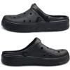 imageAmoji Unisex Garden Clogs Gardening Slip On Shoes CL212Blackblack