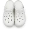 imageAmoji Unisex Garden Clogs Gardening Slip On Shoes CL212White