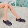 imageAmoji Unisex Garden Clogs Shoes Sandals Slippers AM1761Black