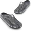 imageAmoji Unisex Garden Clogs Shoes Sandals Slippers AM1761Grey