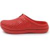 imageAmoji Unisex Garden Clogs Shoes Sandals Slippers AM1761Red