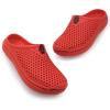 imageAmoji Unisex Garden Clogs Shoes Sandals Slippers AM1761Red