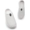 imageAmoji Unisex Garden Clogs Shoes Sandals Slippers AM1761White