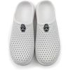 imageAmoji Unisex Garden Clogs Shoes Sandals Slippers AM1761White