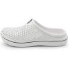 imageAmoji Unisex Garden Clogs Shoes Sandals Slippers AM1761White