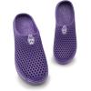 imageAmoji Unisex Garden Clogs Shoes Sandals Slippers AM1761Yy161purple