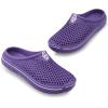 imageAmoji Unisex Garden Clogs Shoes Sandals Slippers AM1761Yy161purple