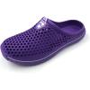 imageAmoji Unisex Garden Clogs Shoes Slippers Sandals AM1702Purple