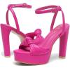 imageWomens Block Heels 4 Inch Platform Braid Knot Ankle Strap Lady Heeled Sandals FZ3194inchpurose