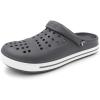 imageAmoji Unisex Garden Clog Yard Shower Shoes CL1820Greywhite