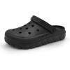 imageAmoji Unisex Garden Clogs Gardening Slip On Shoes CL212Black