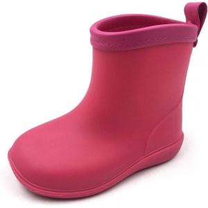 imageAmoji Baby Kids Easy On Rain Shoes Boots for Toddler Little KidRose
