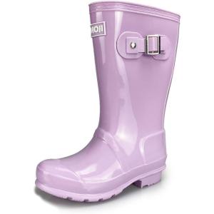 imageAmoji Gril Easy On Rain Boots Little KidBig KidSolidpurple