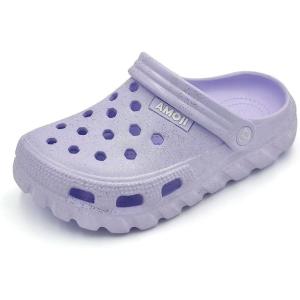 imageAmoji Kid Garden Clogs Slip On ShoesGlitterlavender