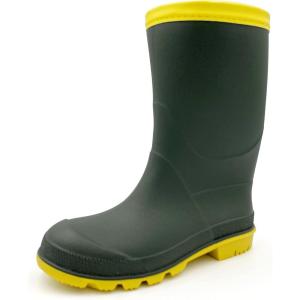 imageAmoji Kids Rain shoes Easy On Rubber Rain Boots Little KidBig KidArmygreen