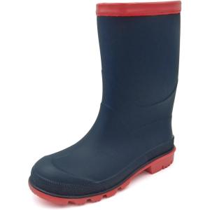 imageAmoji Kids Rain shoes Easy On Rubber Rain Boots Little KidBig KidNavy