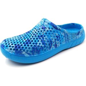 imageAmoji Unisex Camouflage Slippers Clogs SandalsBlue