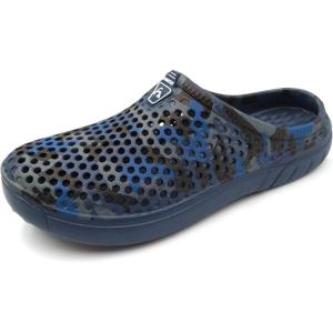 imageAmoji Unisex Camouflage Slippers Clogs SandalsNavy