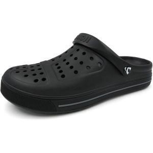 imageAmoji Unisex Garden Clog Yard Shower Shoes CL1820Blackblack