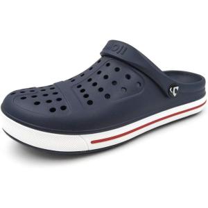 imageAmoji Unisex Garden Clog Yard Shower Shoes CL1820Navywhie
