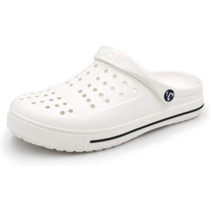 imageAmoji Unisex Garden Clog Yard Shower Shoes CL1820Whitewhite